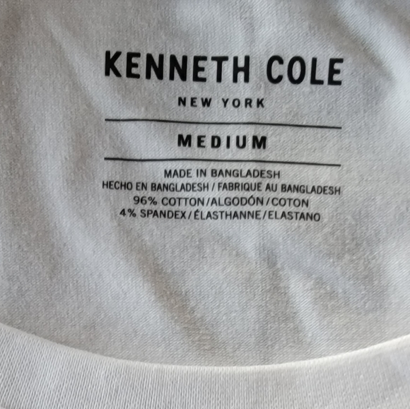 Kenneth Cole New York White Shirt New Medium - Picture 4 of 7